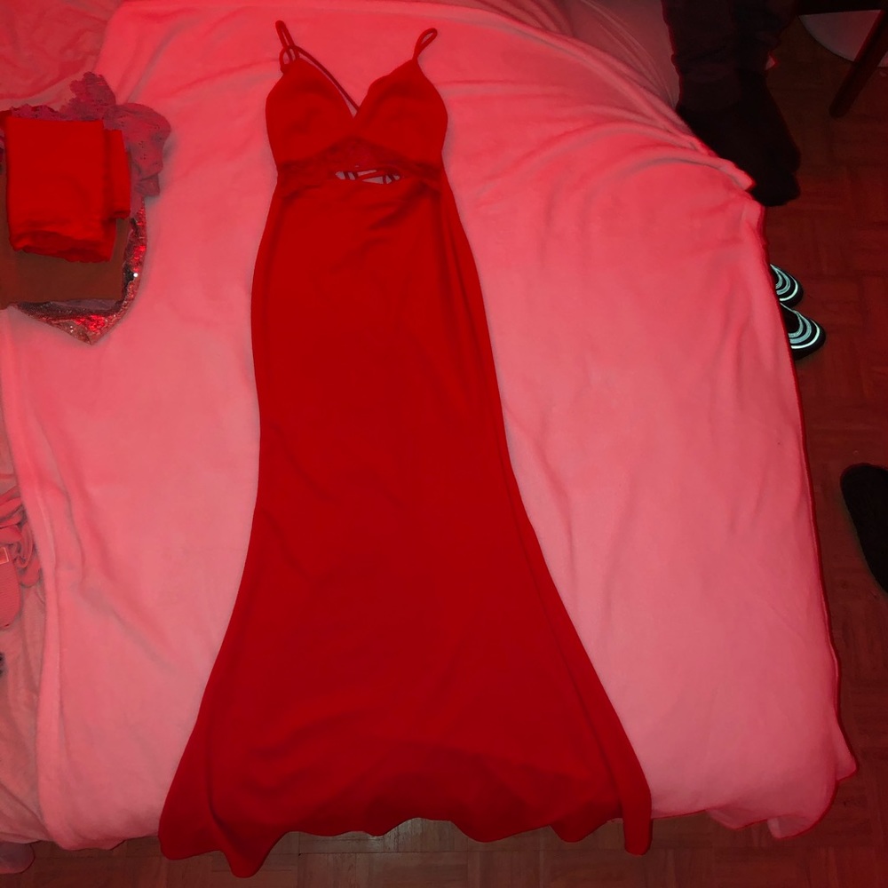 Red dress